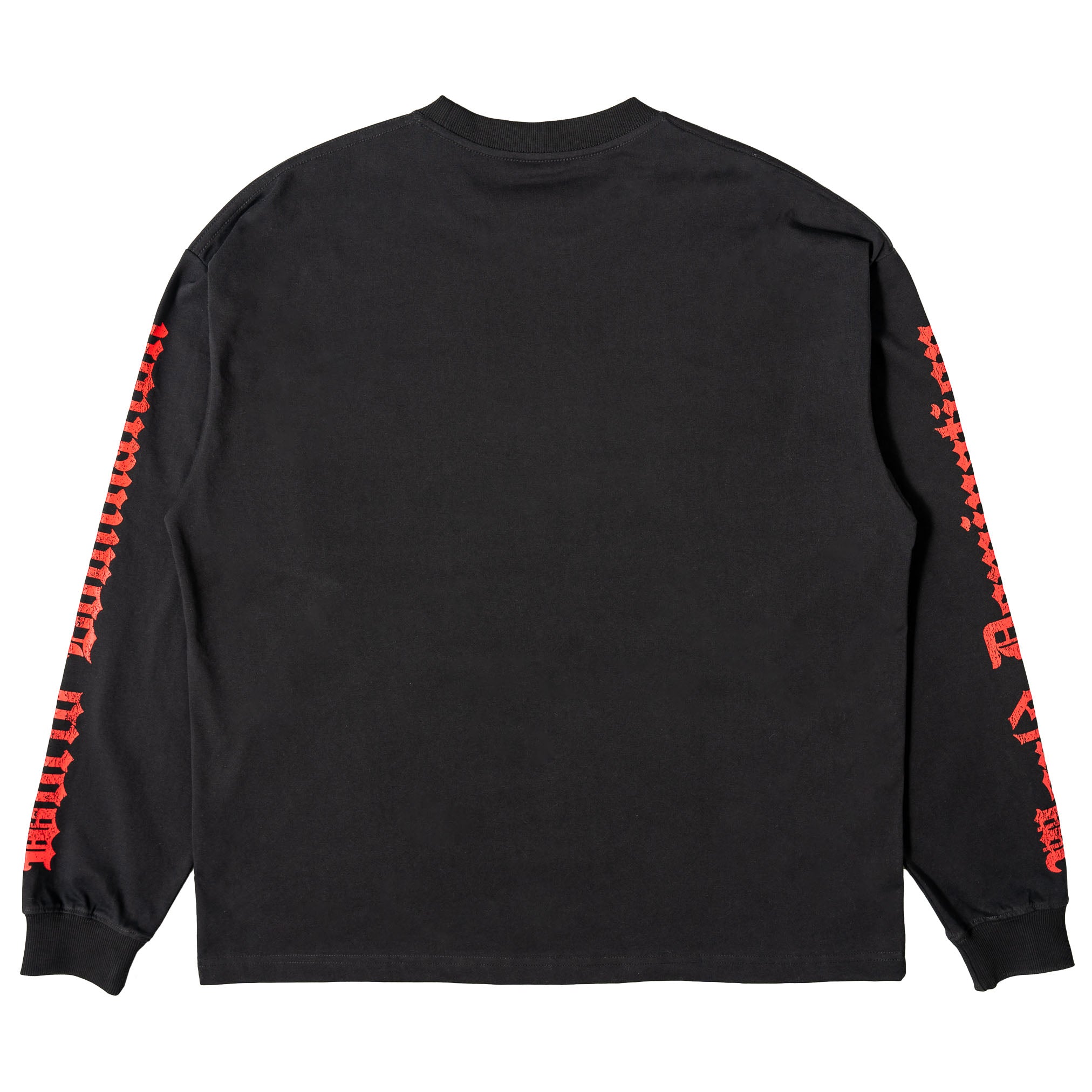 WORLD DOMINATION GHOUL LONG SLEEVE T-SHIRT - BLACK