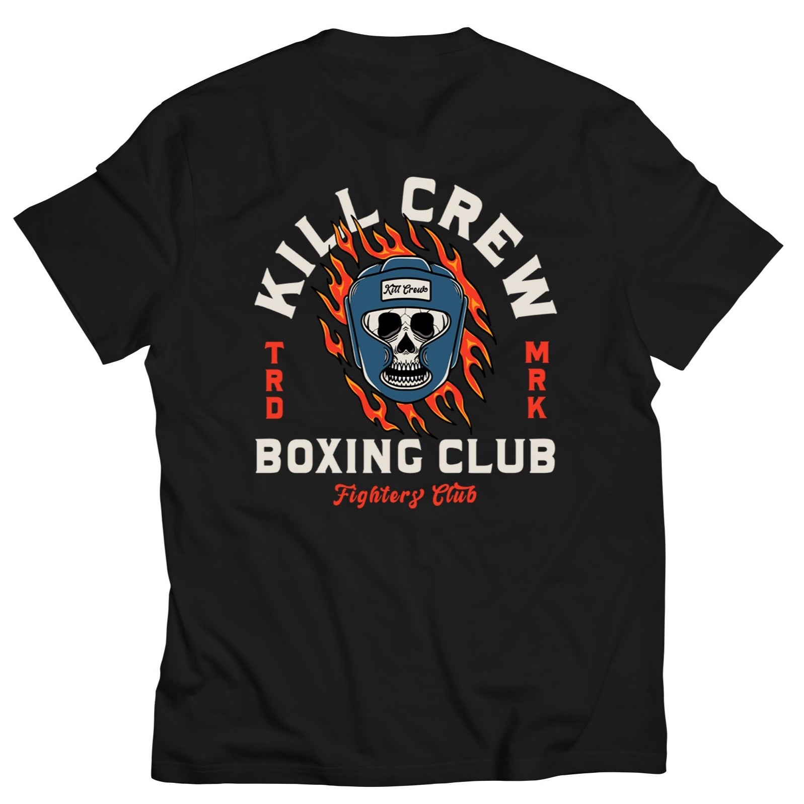 BOXING FLAME T-SHIRT - BLACK