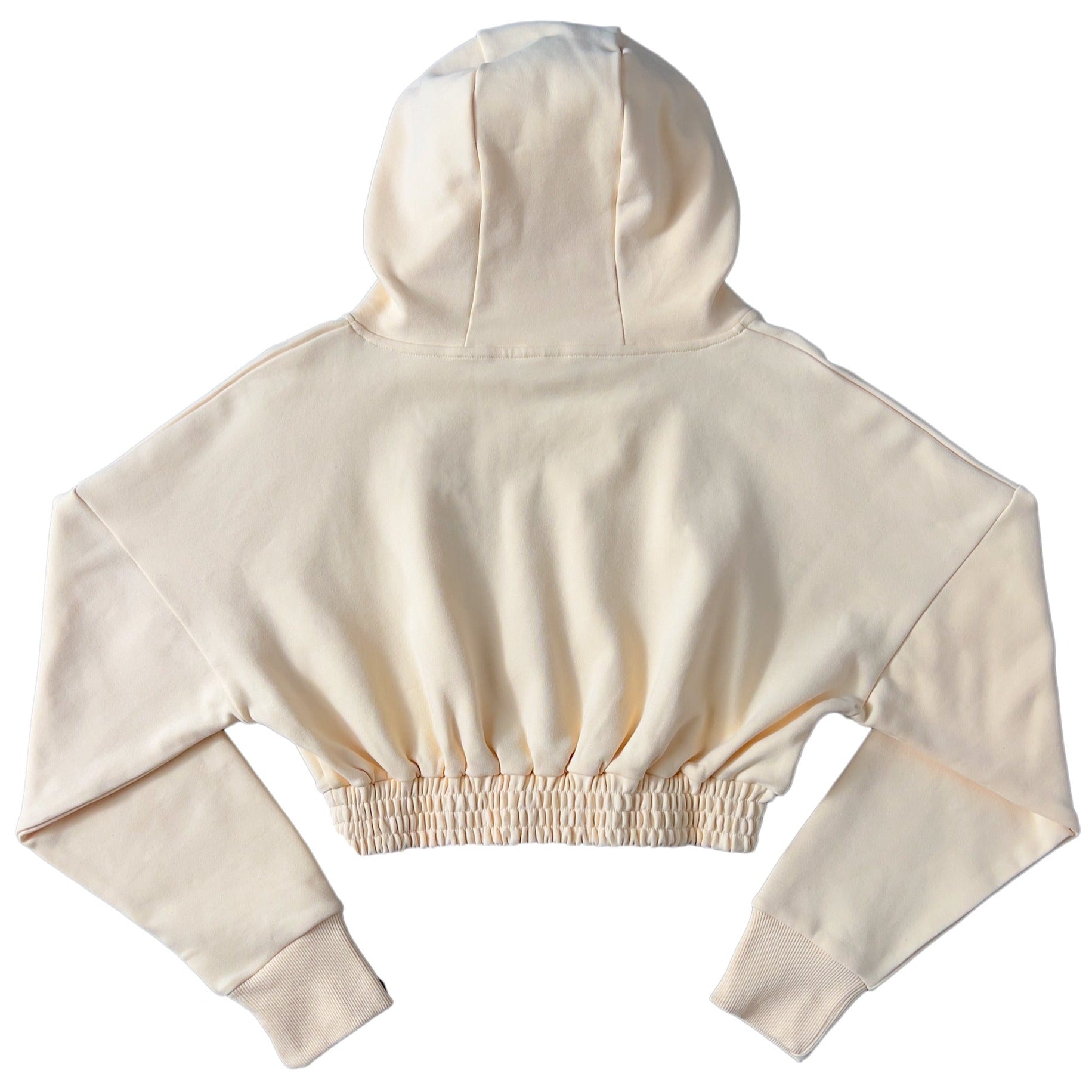 KILL CREW CROP HOODIE - CREAM