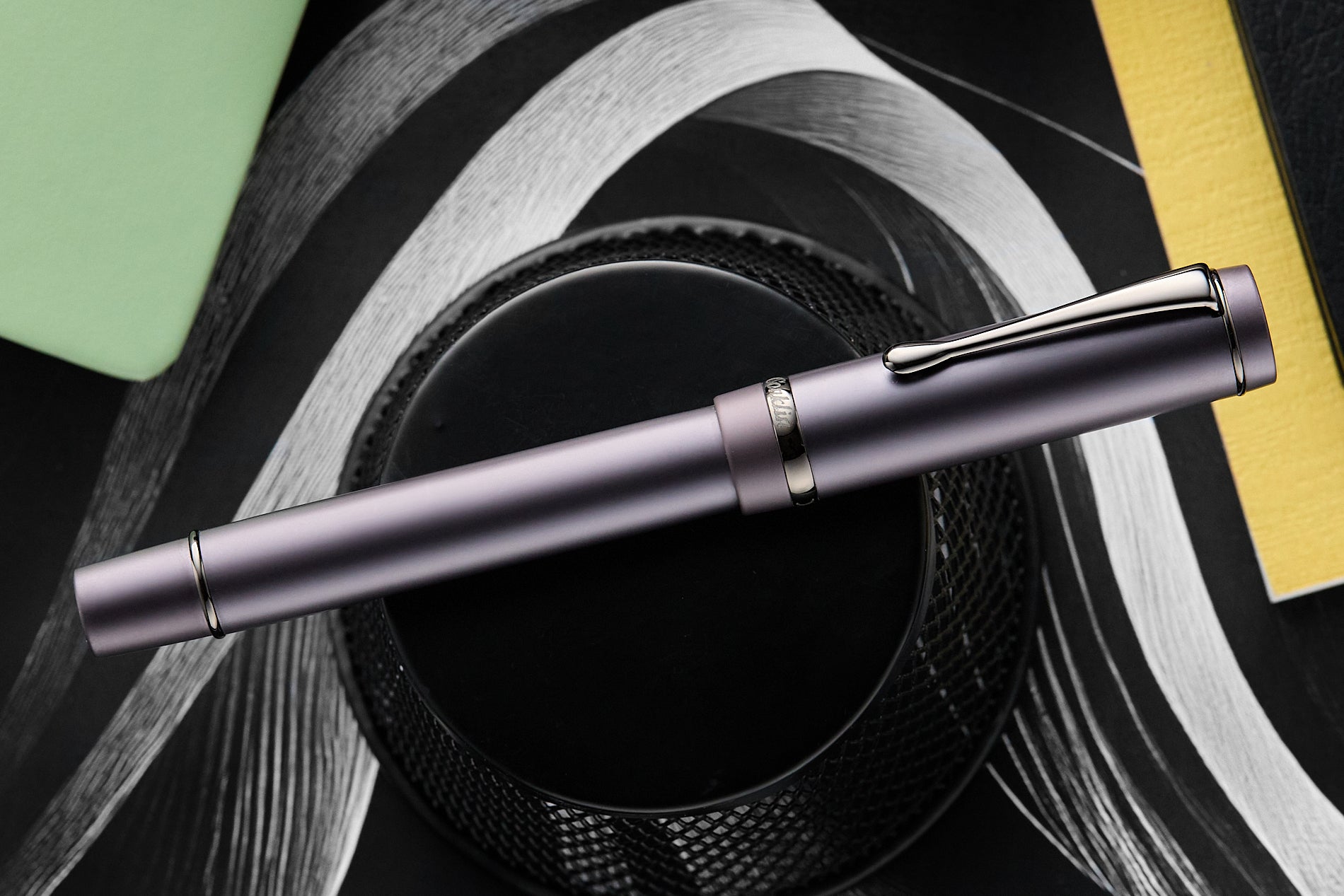 Conklin Duragraph Fountain Pen - Smoky Purple PVD (Special Edition)