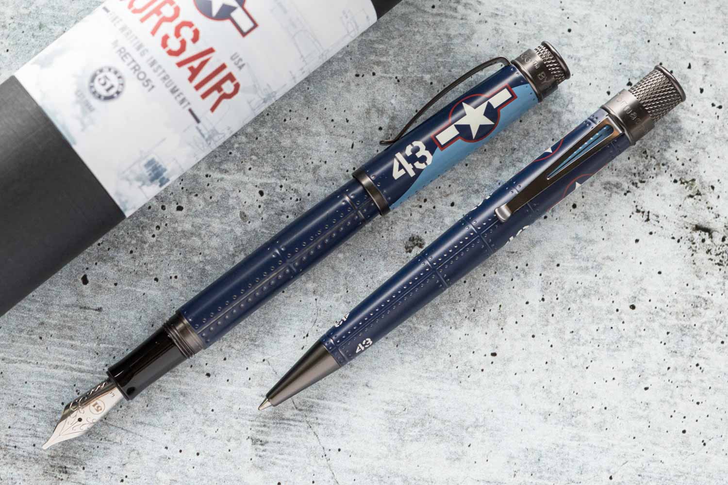 Retro 51 Tornado Rollerball Pen - Corsair