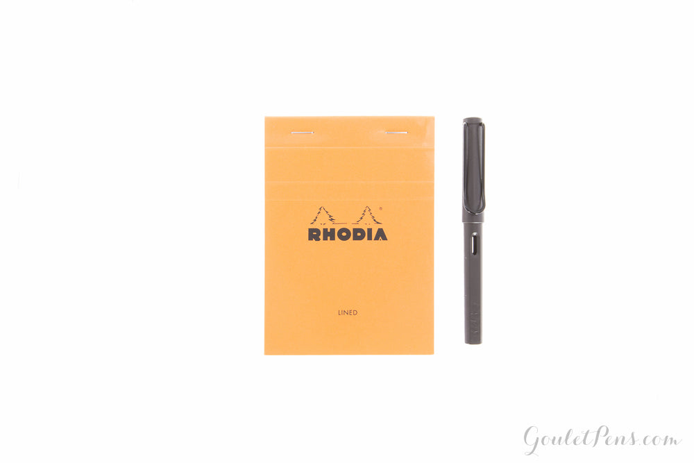 Rhodia No. 13 A6 Notepad - Orange, Lined