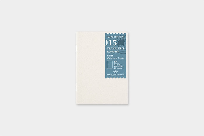 Traveler's Notebook Passport Refill 015 - Watercolor Paper Notebook