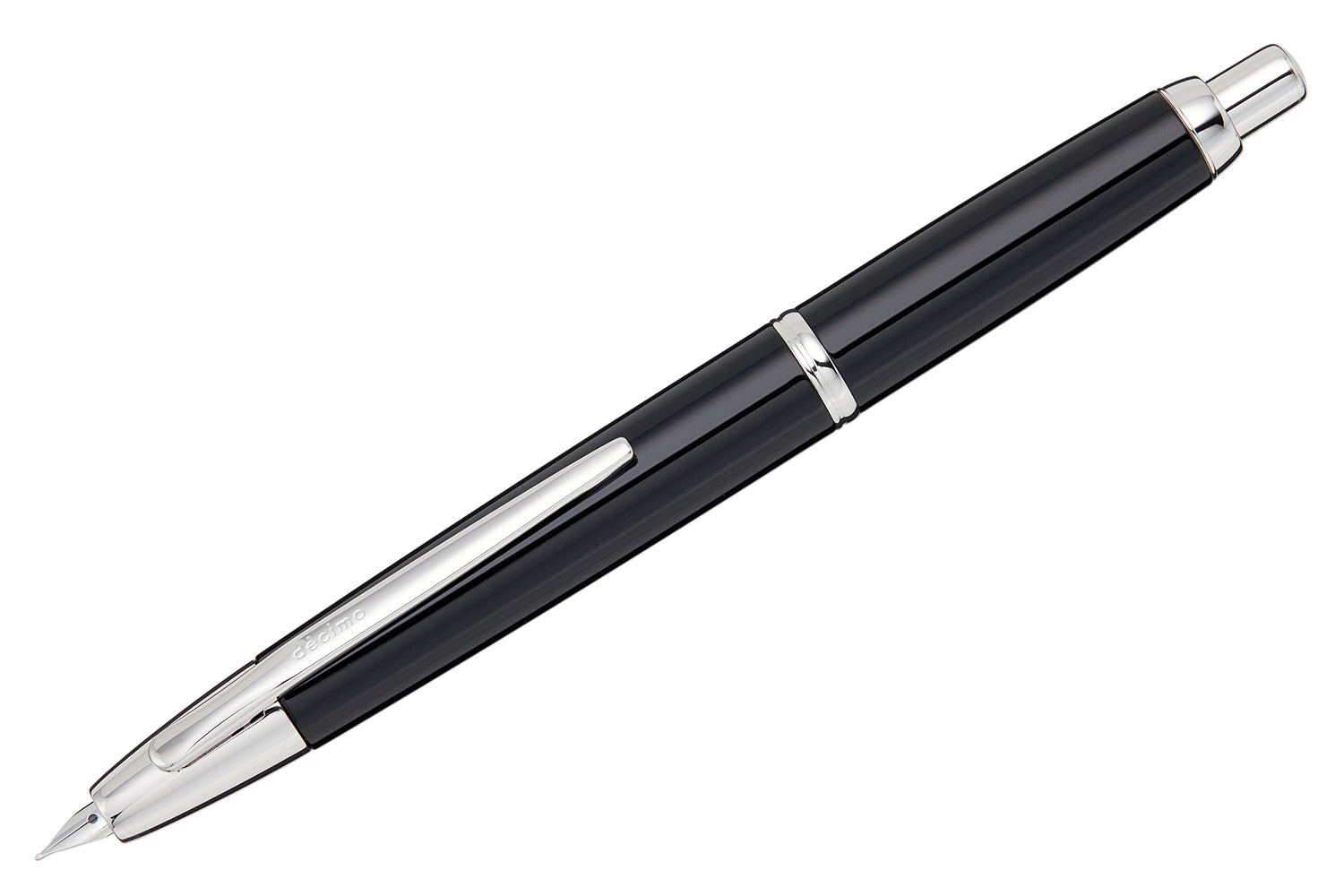 Pilot Vanishing Point Decimo Fountain Pen - Black