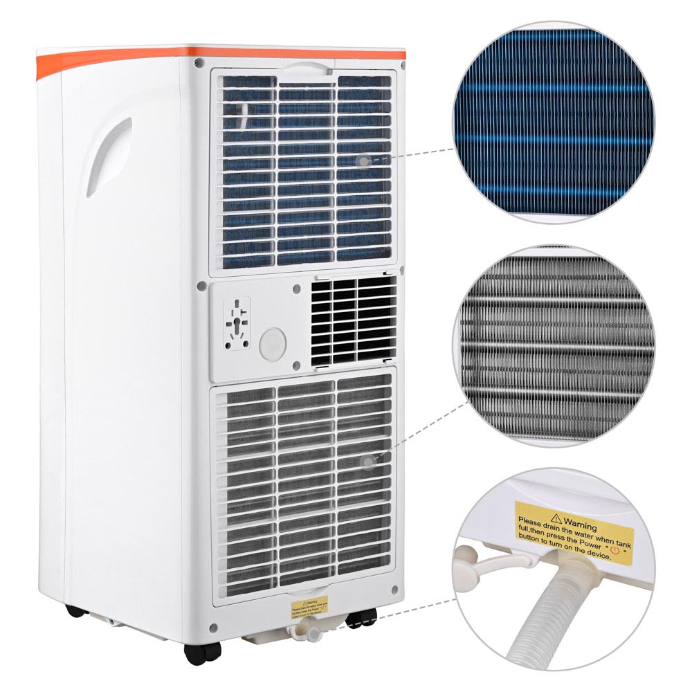 Yescom 10,000 BTU Portable Air Conditioner (6,600 BTU SACC) 120V