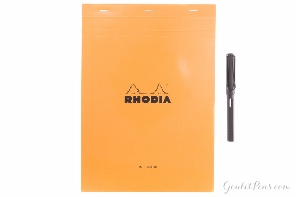 Rhodia No. 18 A4 Notepad - Orange, Blank