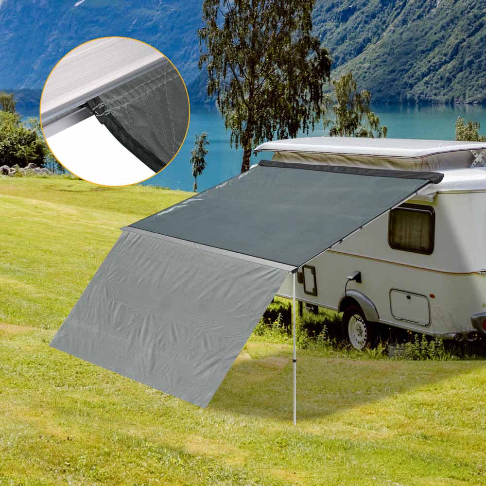 Yescom Awning 8' 2 x 7' 7 Vehicle Rooftop Side Tent Shade