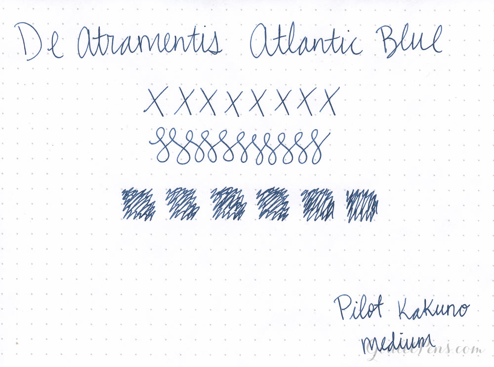 De Atramentis Atlantic Blue - 45ml Bottled Ink