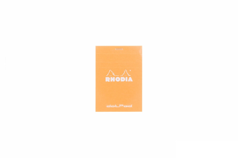 Rhodia No. 12 Small Notepad - Orange, Dot Grid