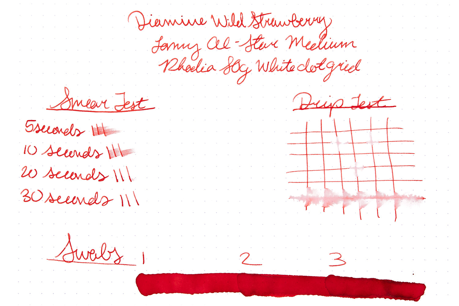 Diamine Wild Strawberry - 80ml Bottled Ink