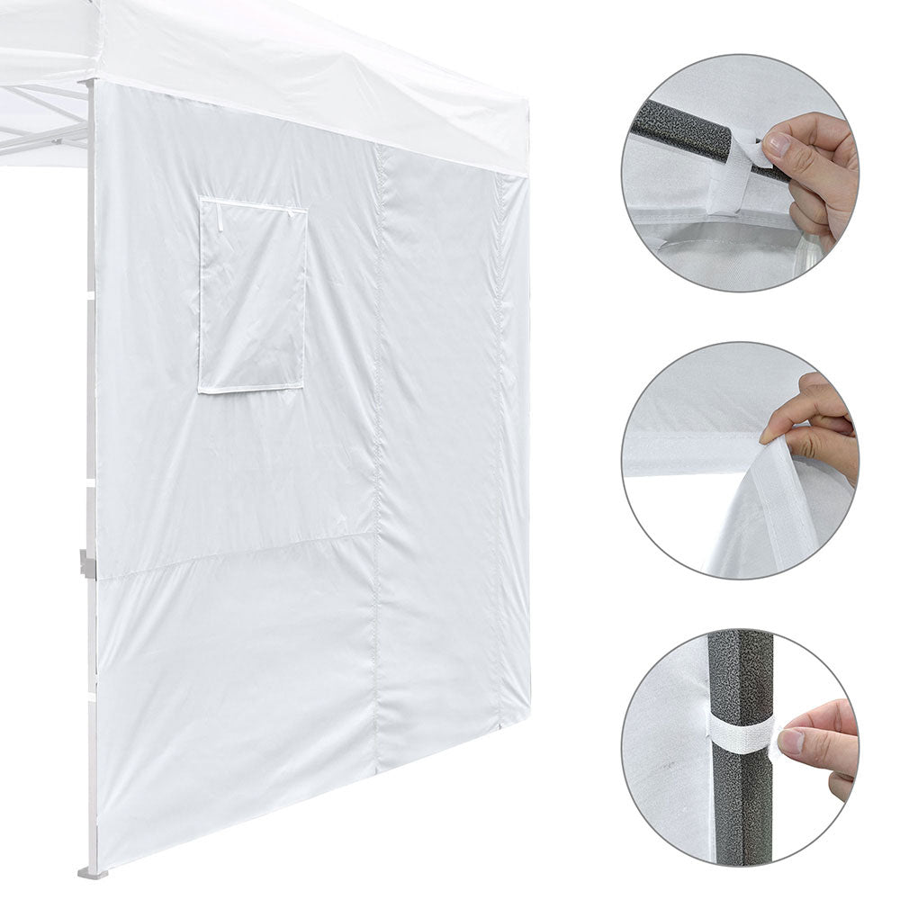 InstaHibit 1pc Canopy Sidewall Roll-up Door & Window 10x10