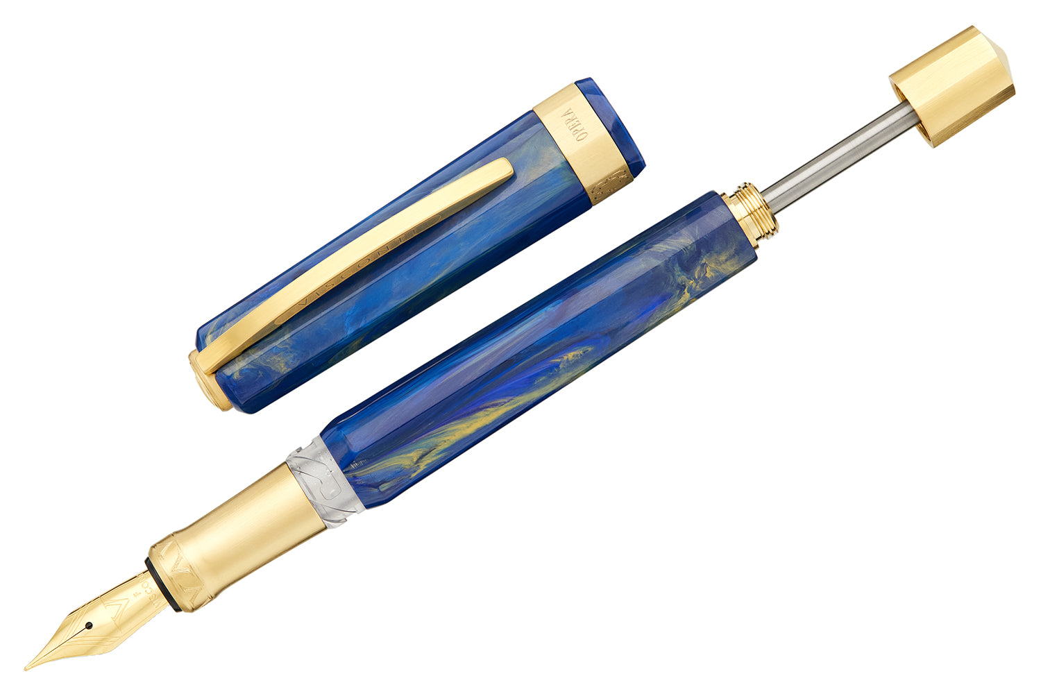 Visconti Opera Gold Fountain Pen - Blue