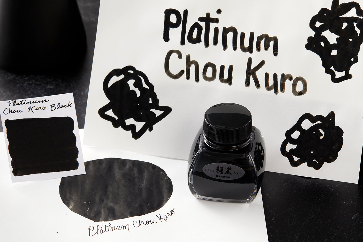 Platinum Chou Kuro Black - 60ml Bottled Ink