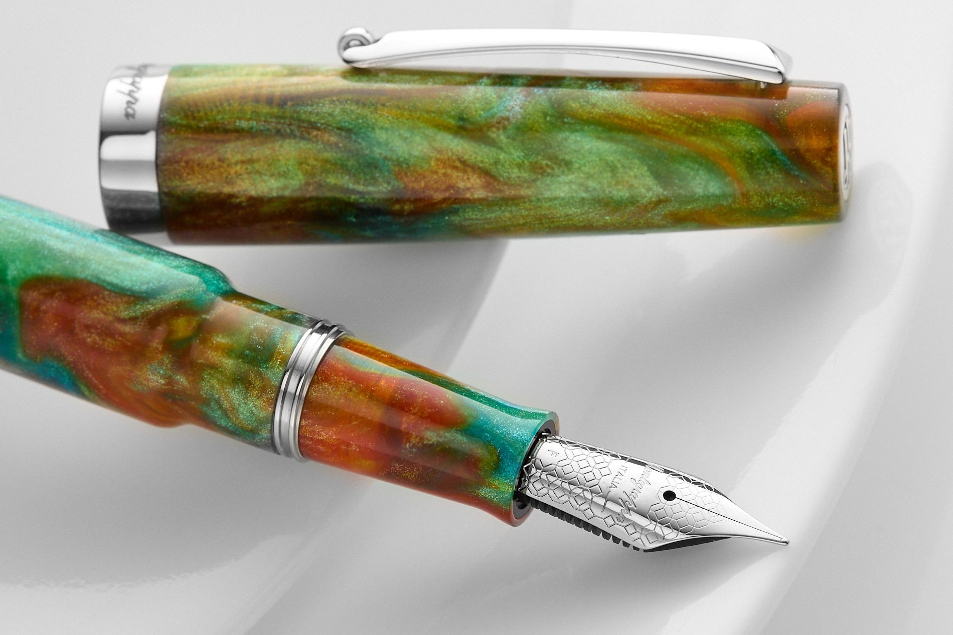 Montegrappa Tarvisium Fountain Pen - Paradise Falls (Limited Edition)