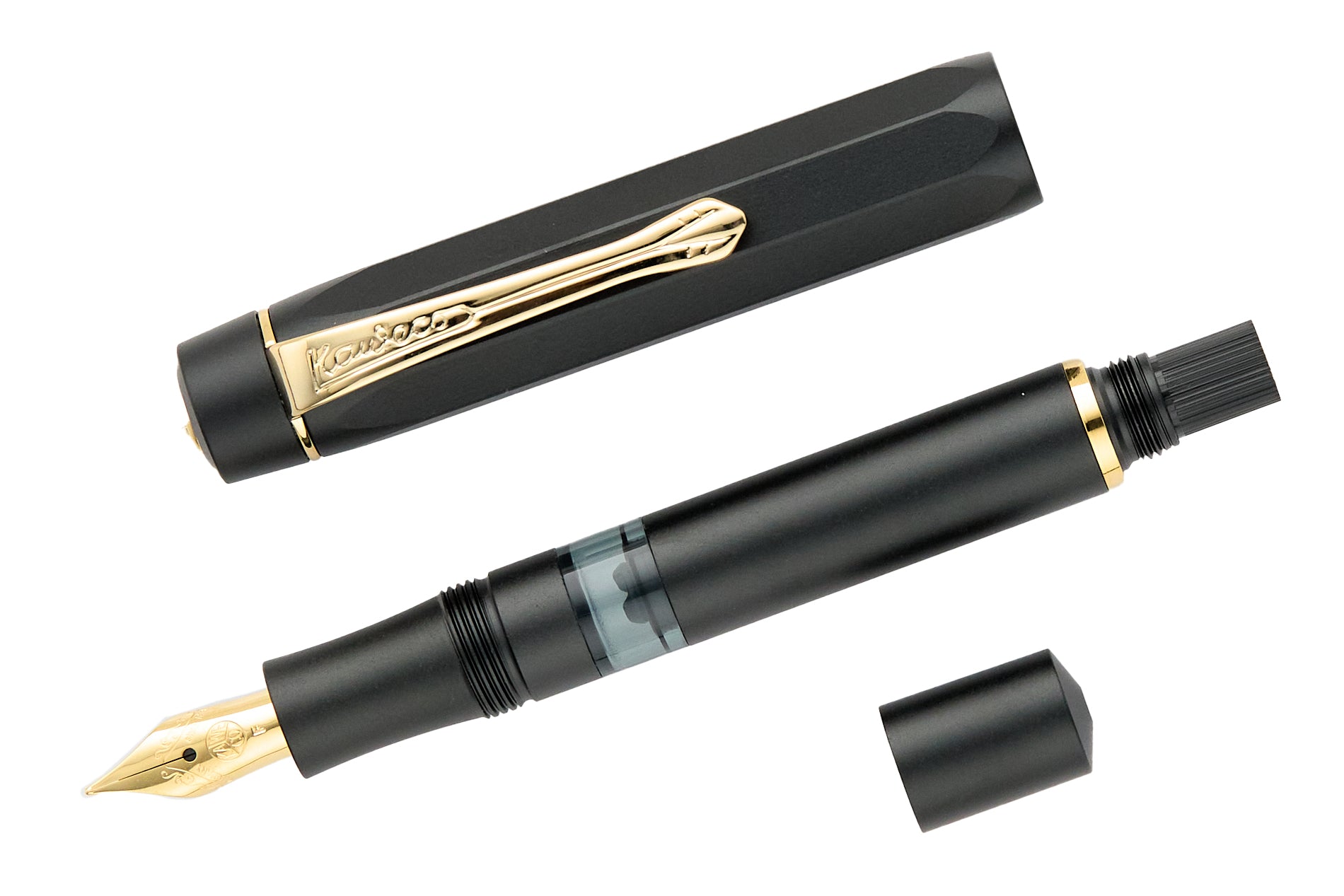 Kaweco AL Sport Piston Fill Fountain Pen - Black