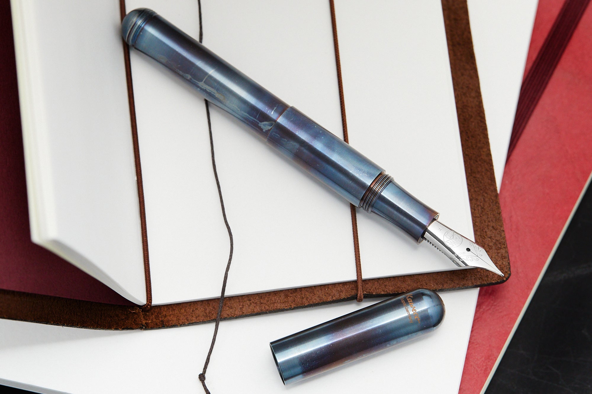 Kaweco Supra Fountain Pen - Fireblue