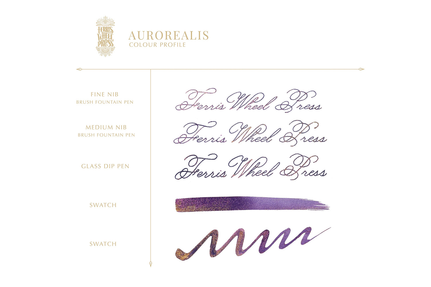 Ferris Wheel Press Aurorealis - 38ml Bottled Ink (2024 LE)