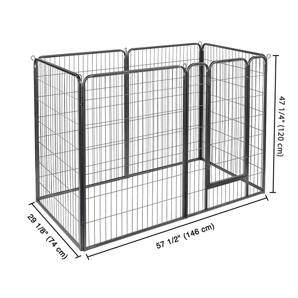 Yescom Heavy Duty Dog Playpen 47 Tall 36-Panel Puppy Pen Metal