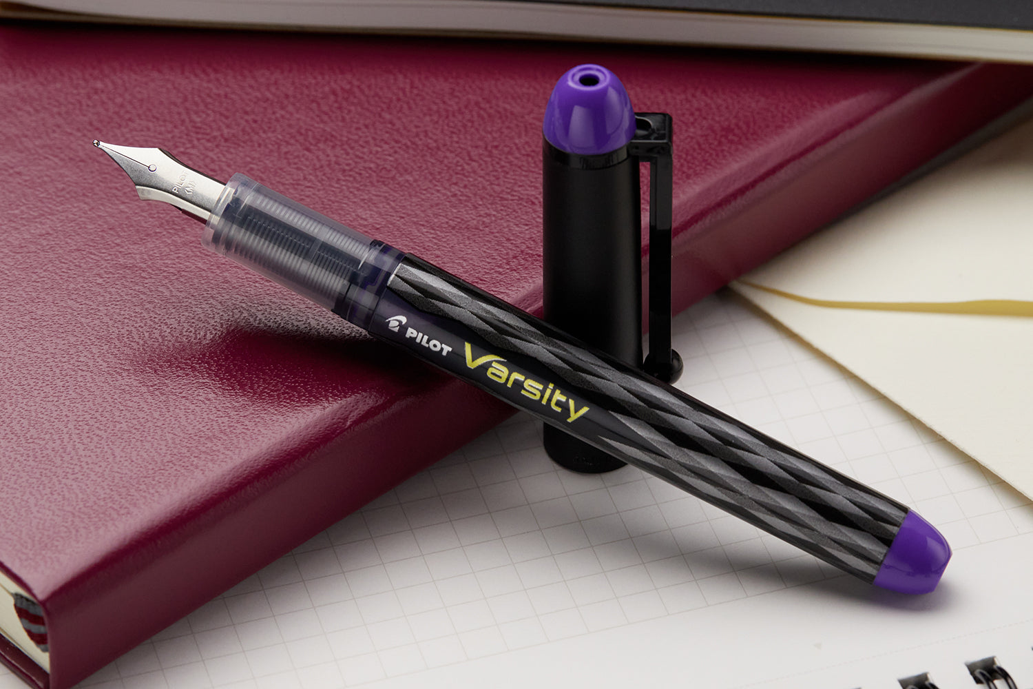 Pilot Varsity Fountain Pen - Purple, Medium