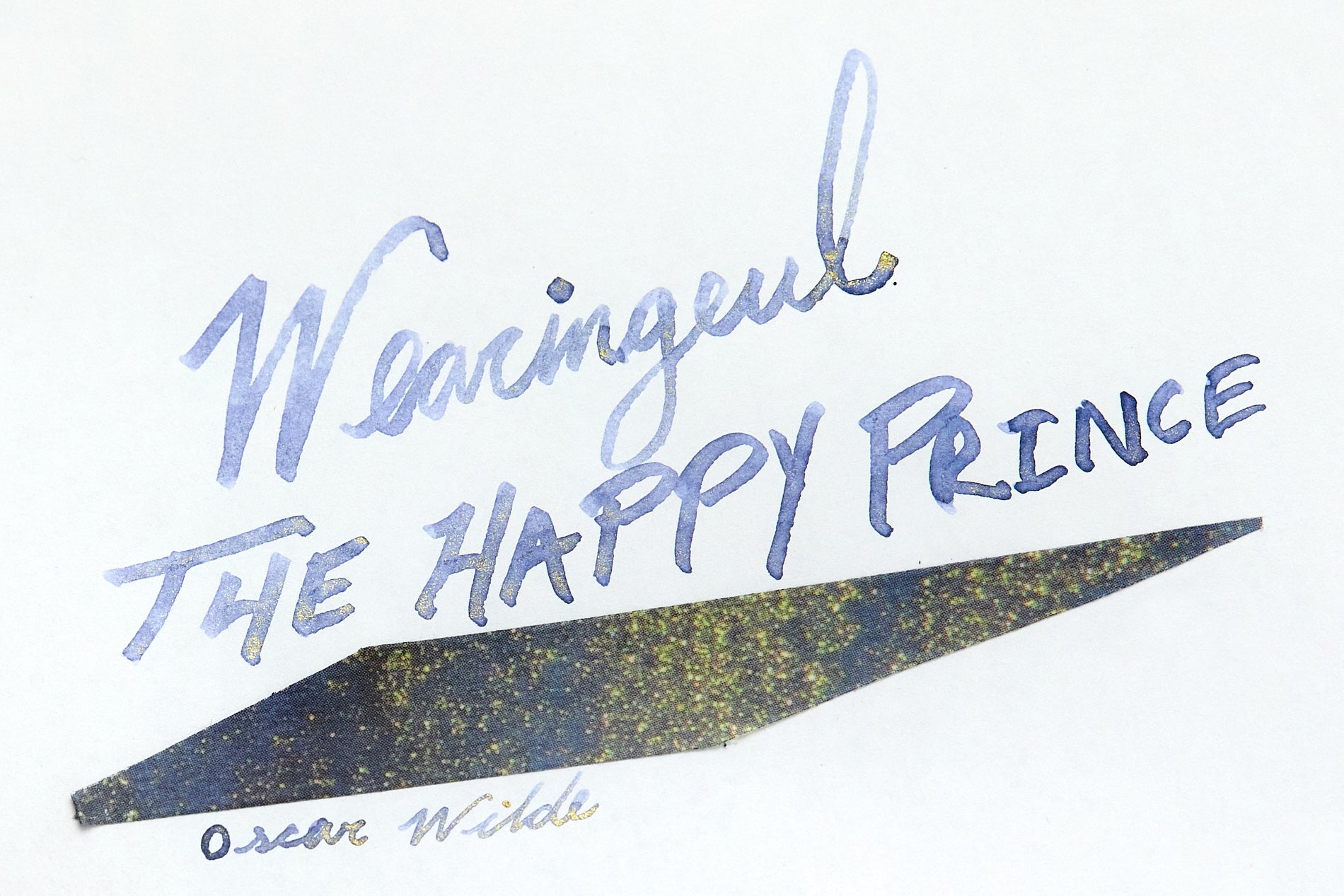 Wearingeul The Happy Prince - Ink Sample