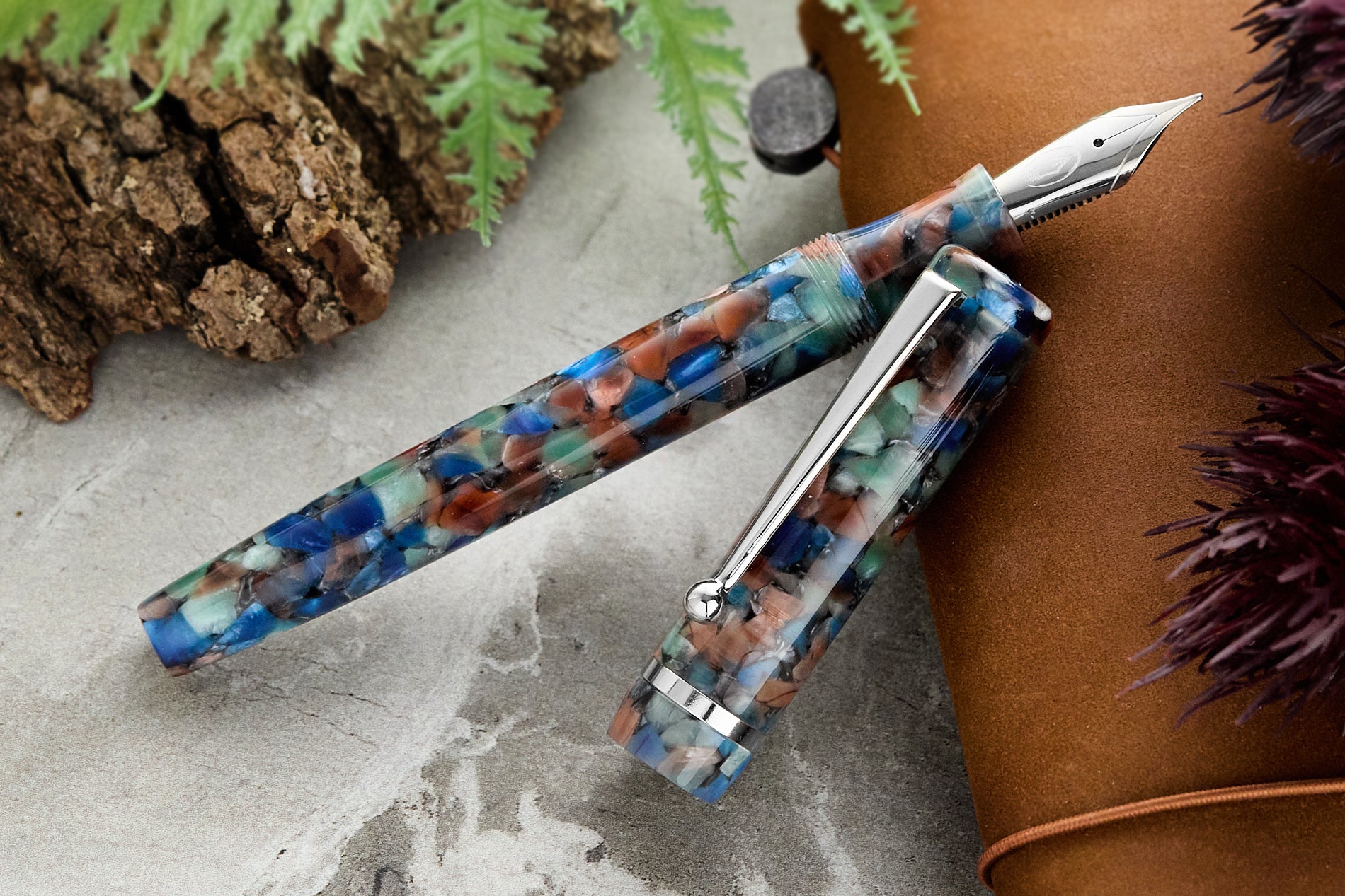 Edison Beaumont Fountain Pen - River's Edge