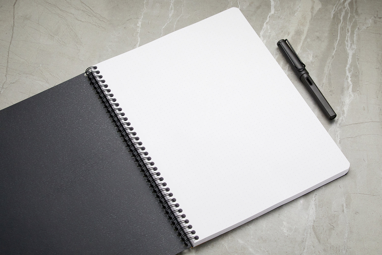 Rhodia Classic Wirebound Notebook - Black, Dot Grid (8.86 x 11.69)