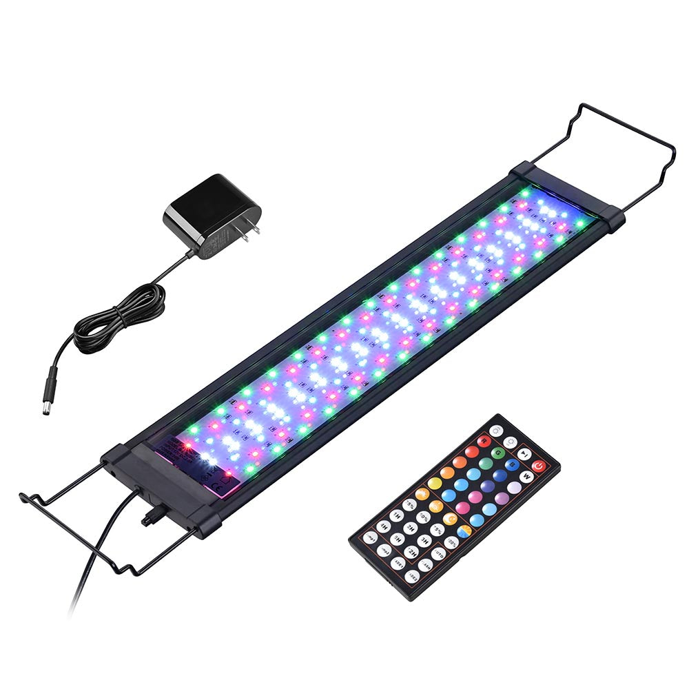 AquaBasik LED Aquarium Light with Timer RC RGBW 22-29