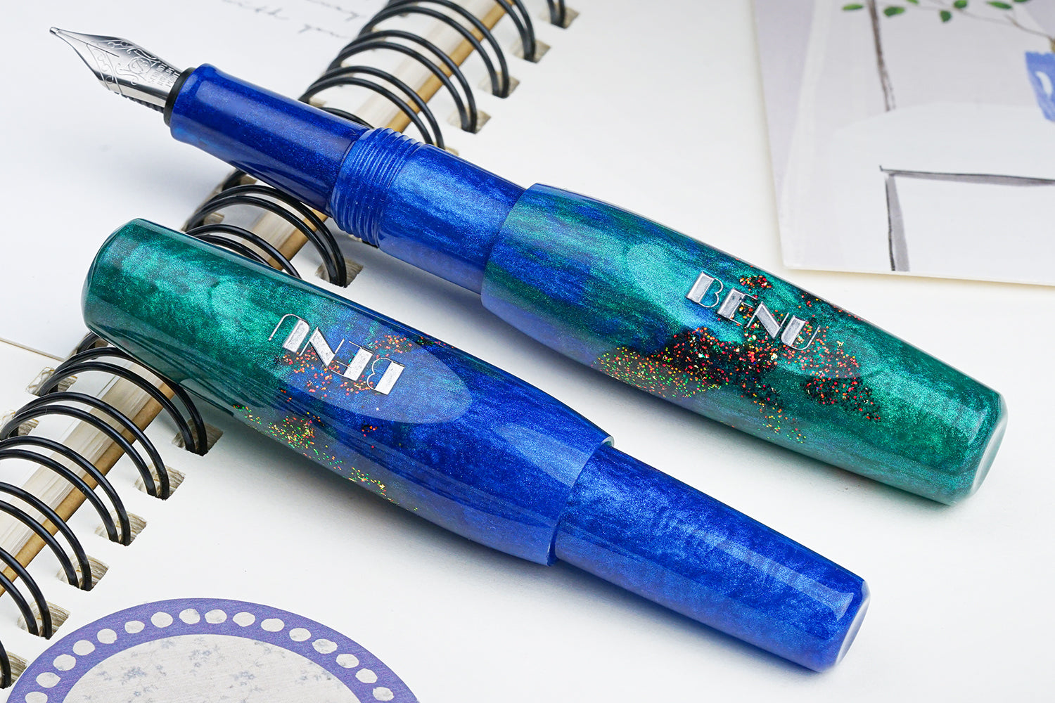 BENU Pixie Fountain Pen - Emerald Sea