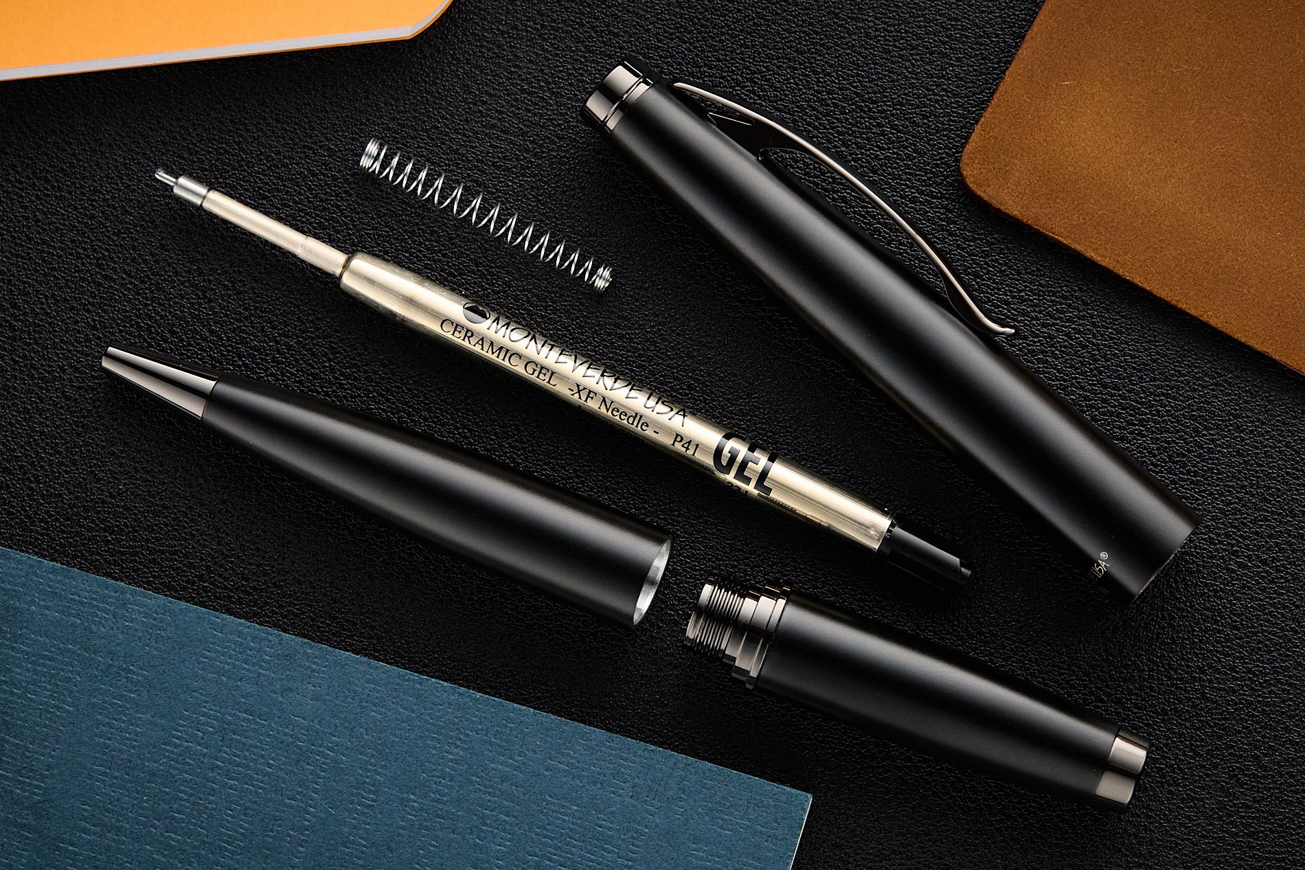 Monteverde Dakota Gel Rollerball Pen - Black Sky