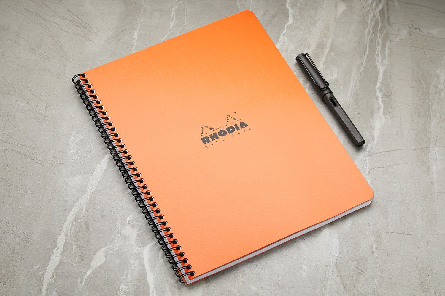 Rhodia Classic Wirebound Notebook - Orange, Lined (8.86 x 11.69)