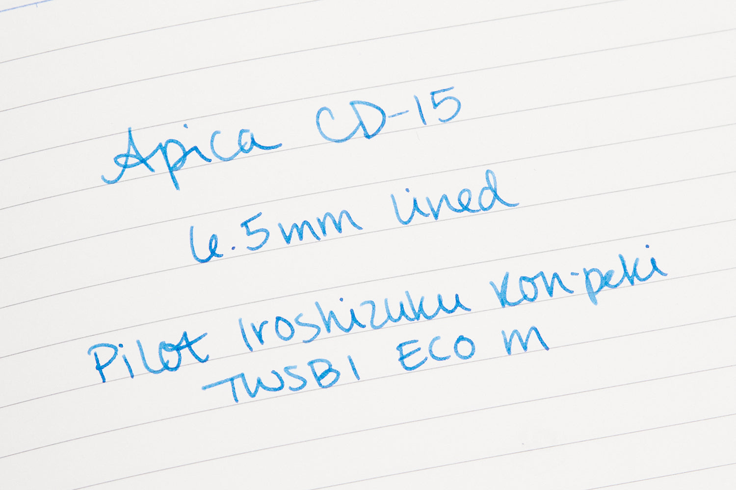 Apica CD-15 B5 Notebook - Light Green, Lined