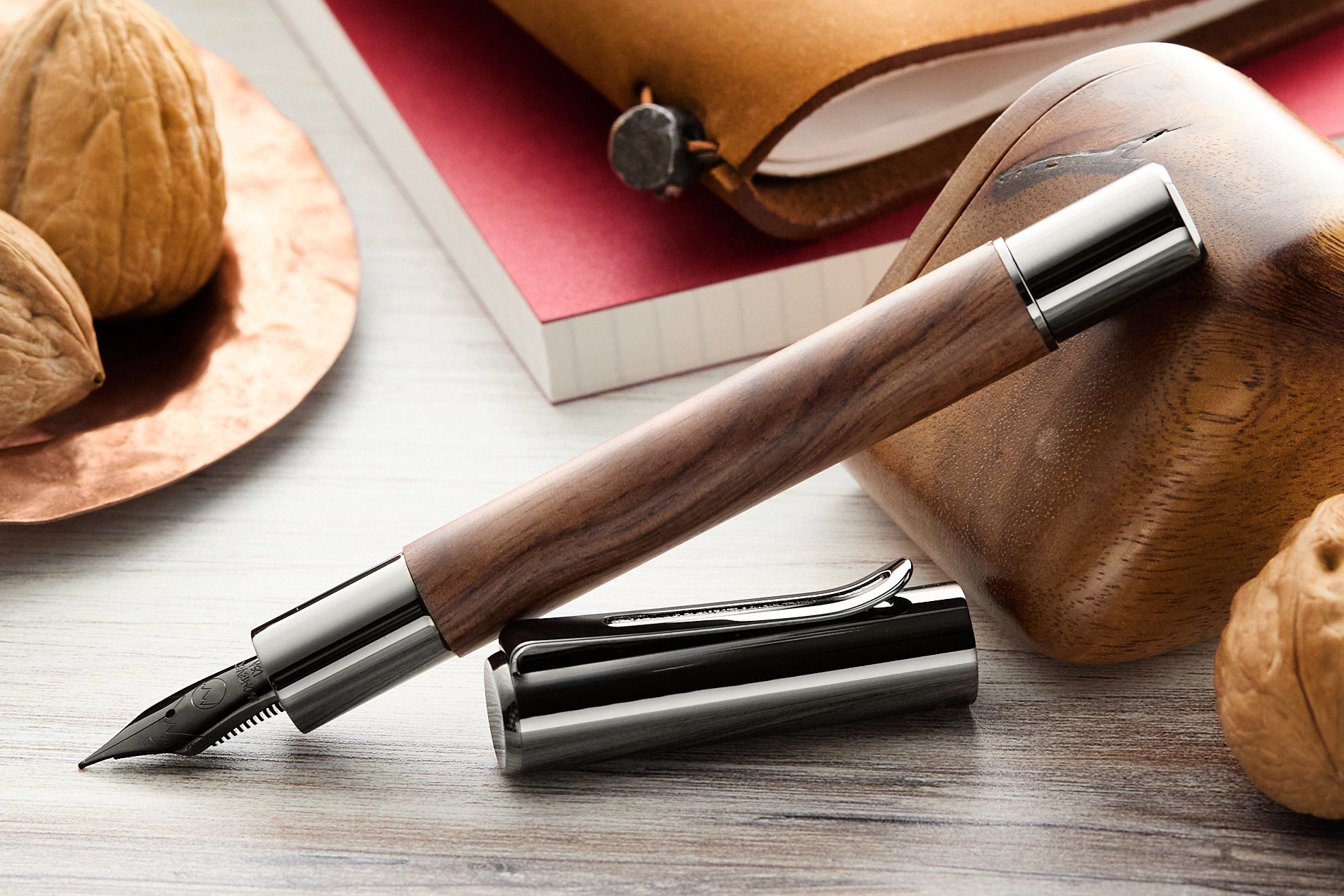 Monteverde Ritma Fountain Pen - Walnut