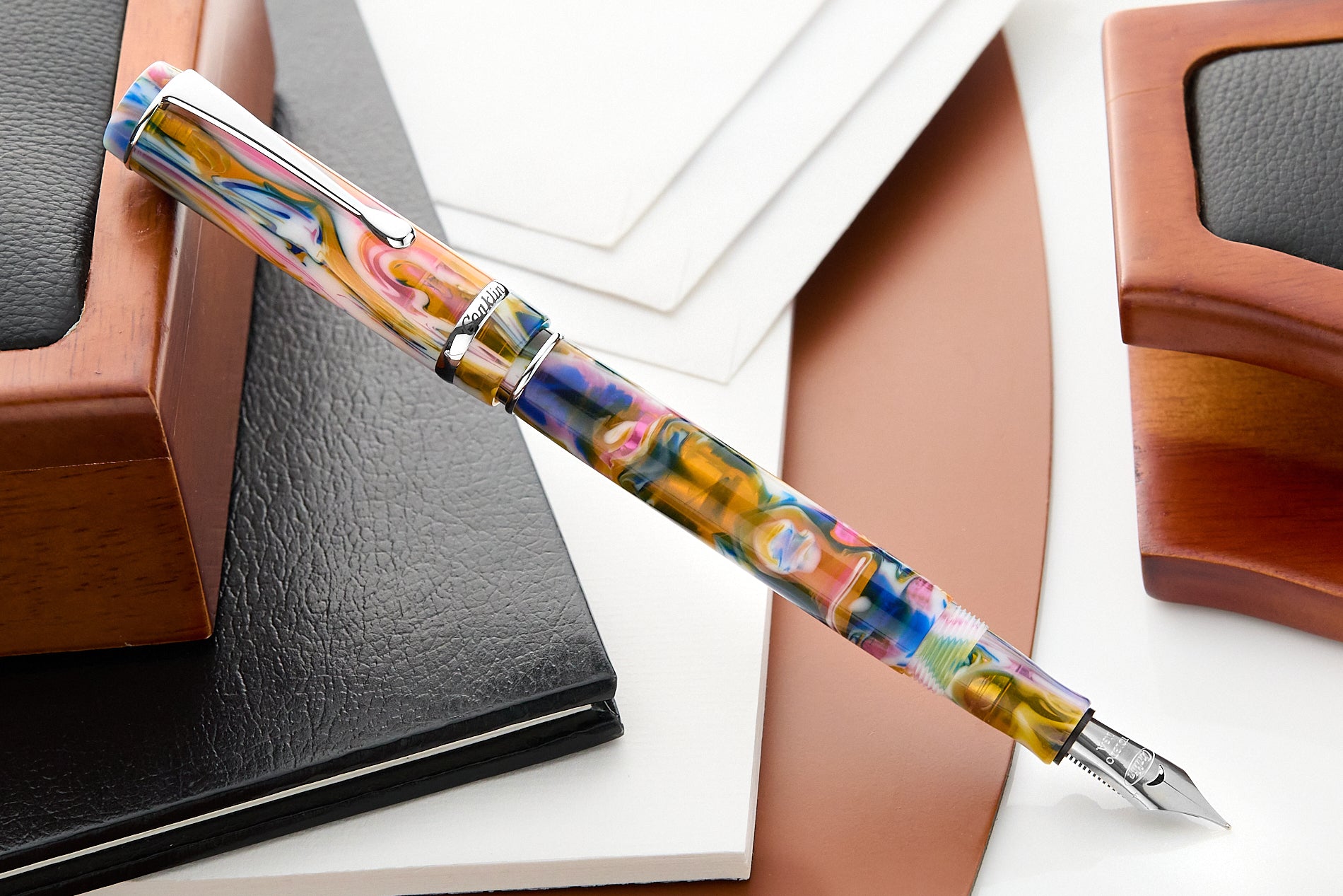 Conklin Duragraph Fountain Pen - Rainbow Whirlwind (Limited Edition)