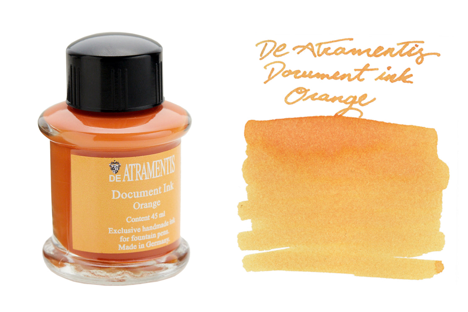 De Atramentis Document Ink Orange - 45ml Bottled Ink