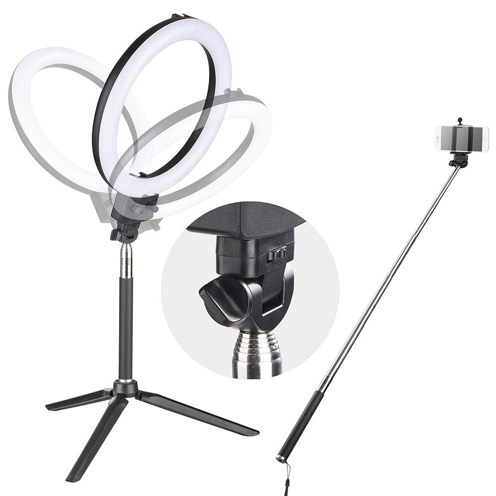 Yescom 8 Ring Light w/ Stand Angeleye Photo Video Social Lighting