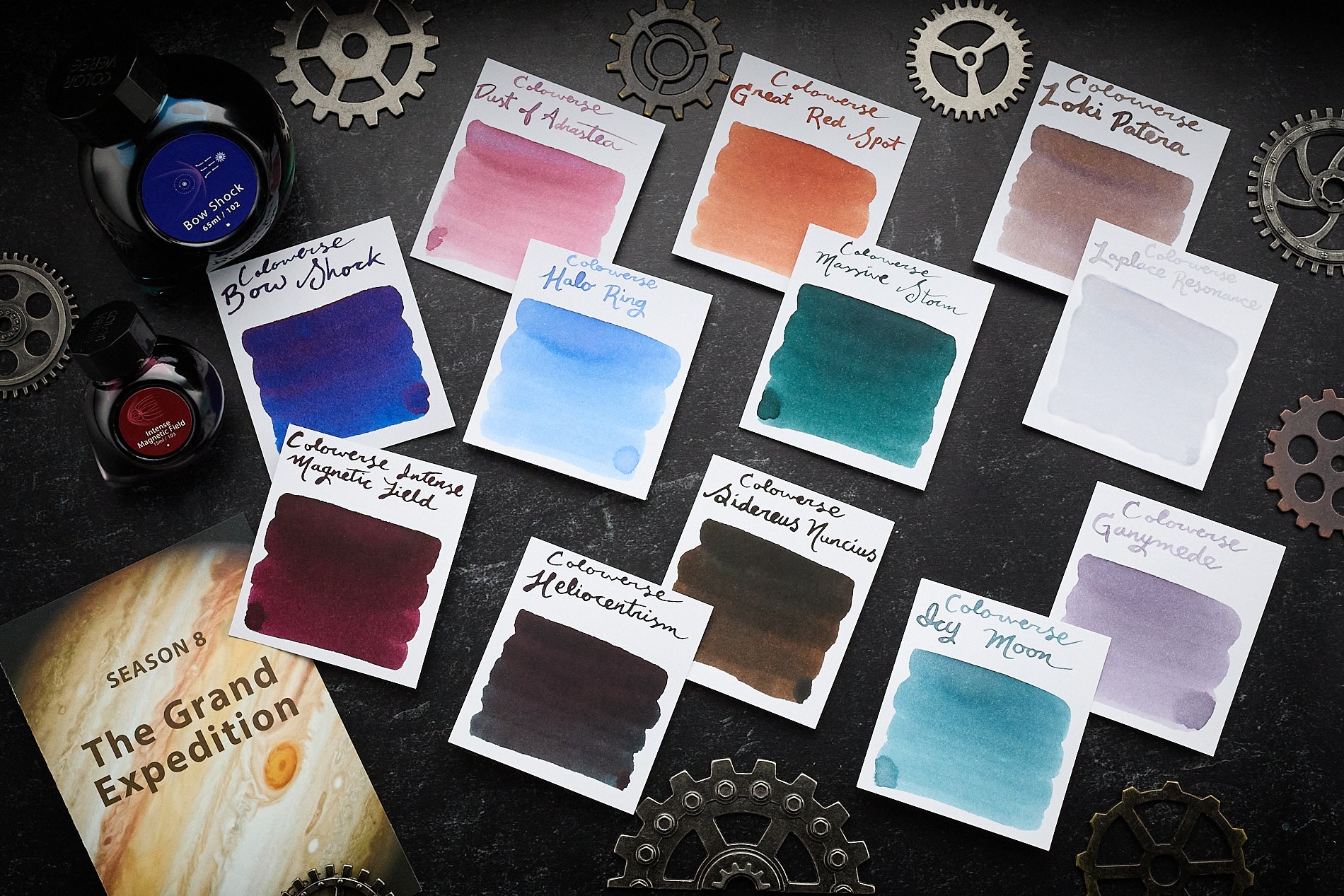 Colorverse Laplace Resonance & Loki Patera Glistening - 65ml +15ml Bottled Ink