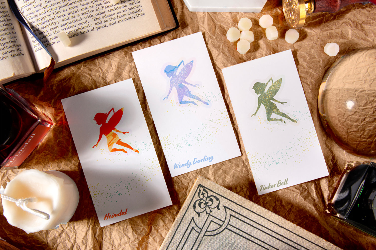 Wearingeul Ink Color Swatch Cards - Tinker Bell