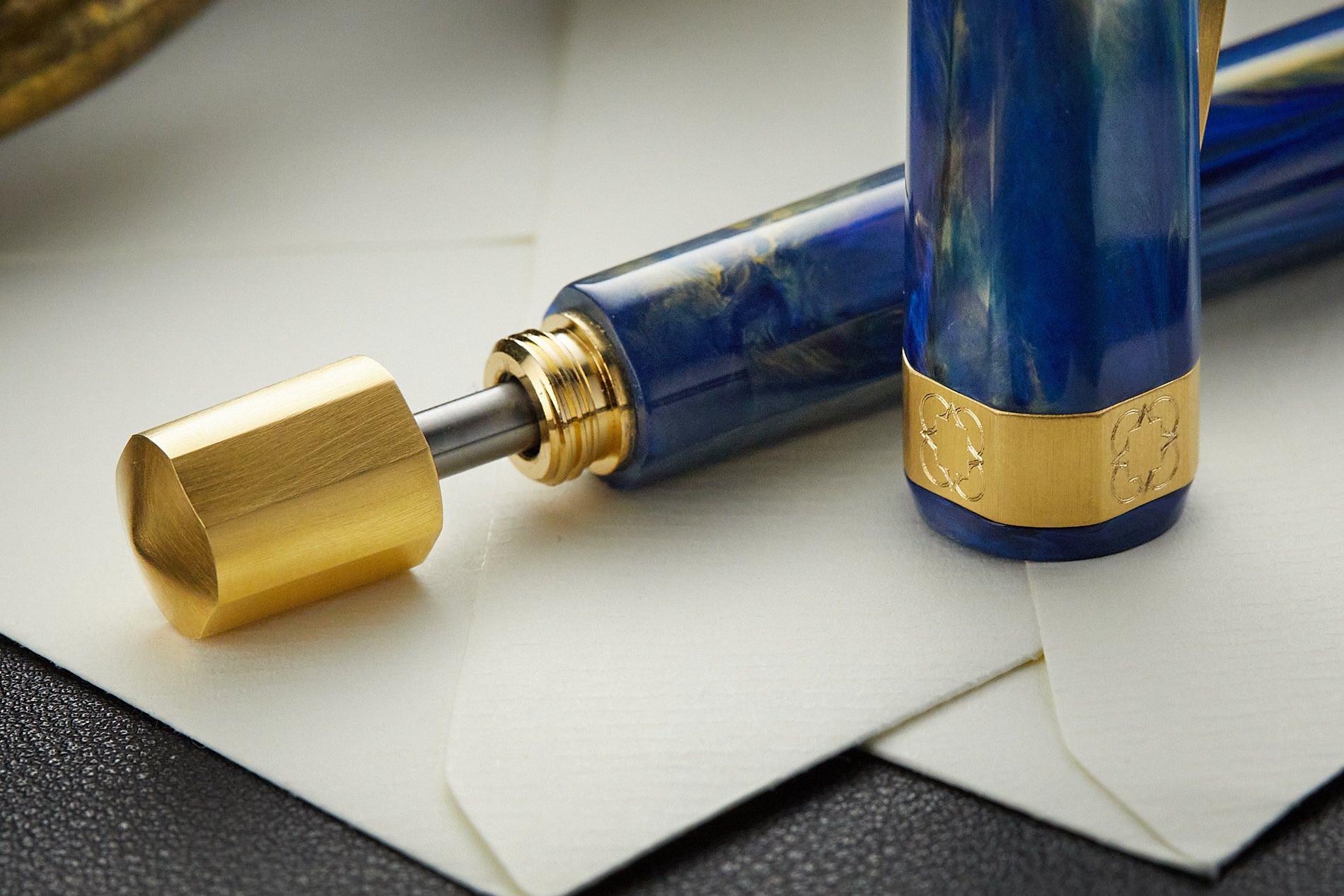 Visconti Opera Gold Fountain Pen - Blue