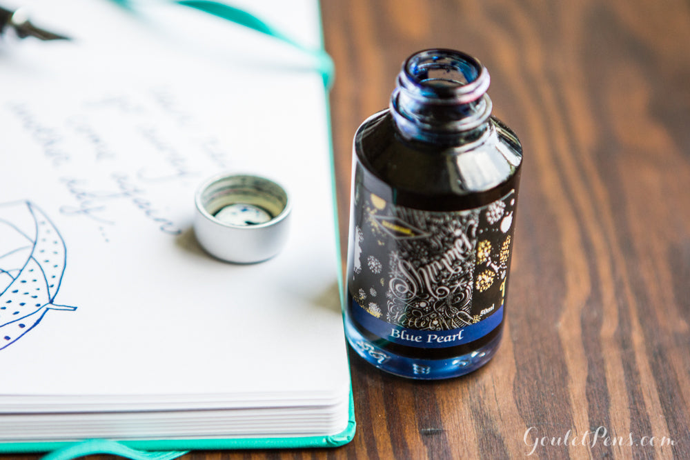 Diamine Blue Pearl - 50ml Bottled Ink