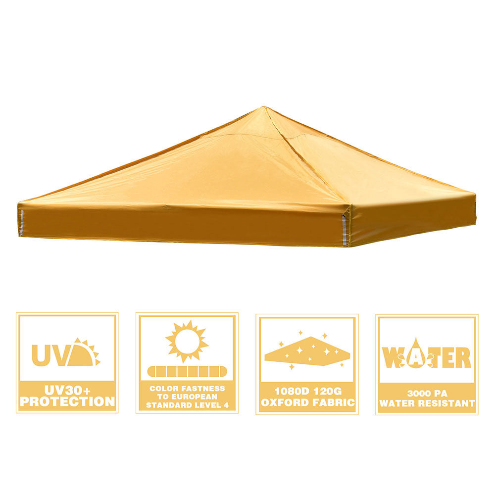 Yescom 10'x10' Ez Pop Up Tent Canopy Top Replacement Cover