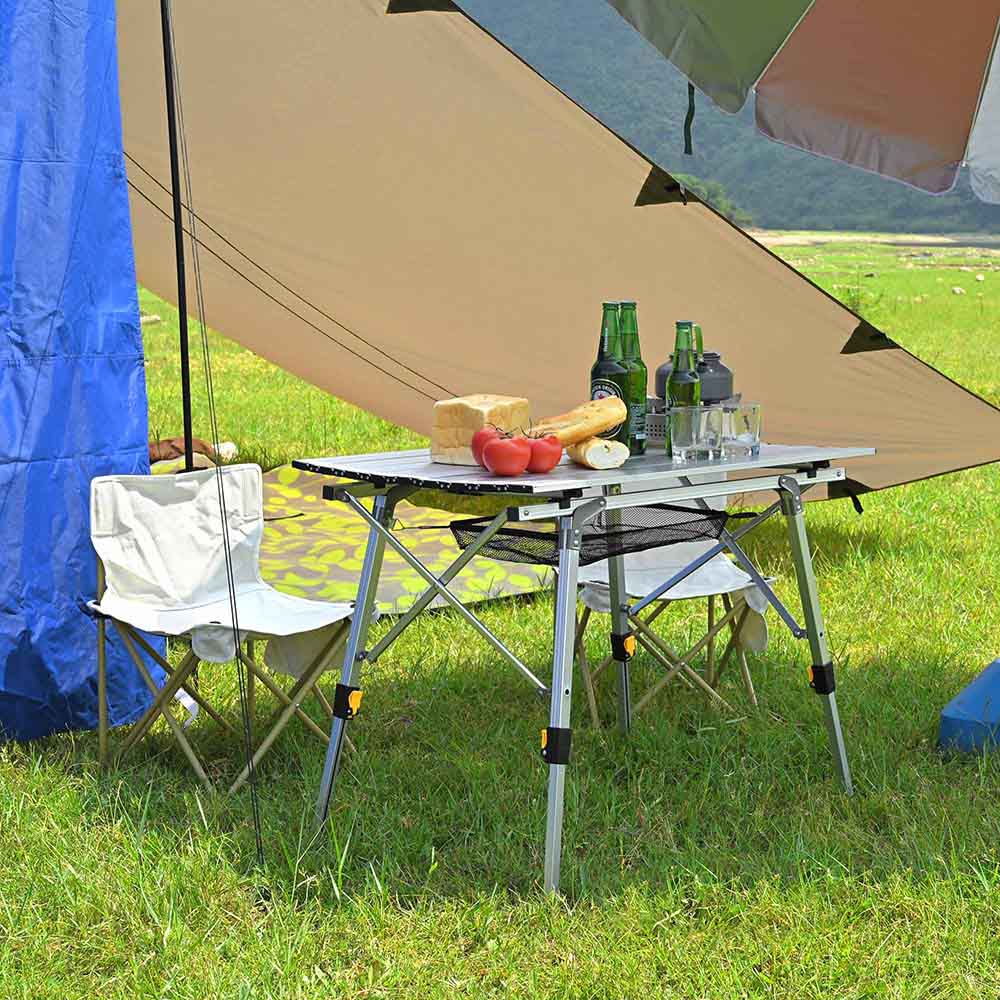 Yescom Picnic Folding Table Roll Up Camping Table 35x20