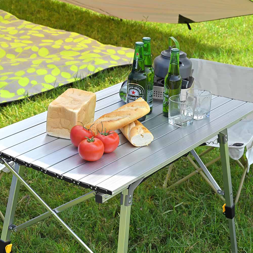 Yescom Picnic Folding Table Roll Up Camping Table 35x20