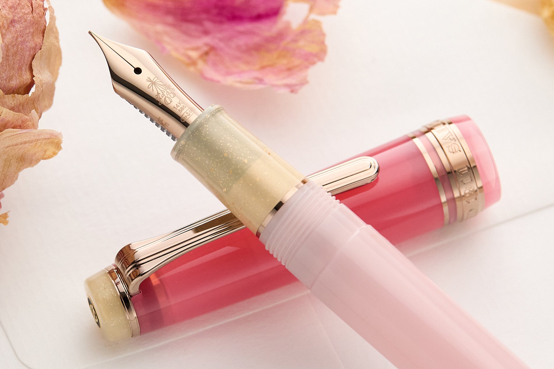 Sailor Pro Gear Slim Fountain Pen - Pink Rose