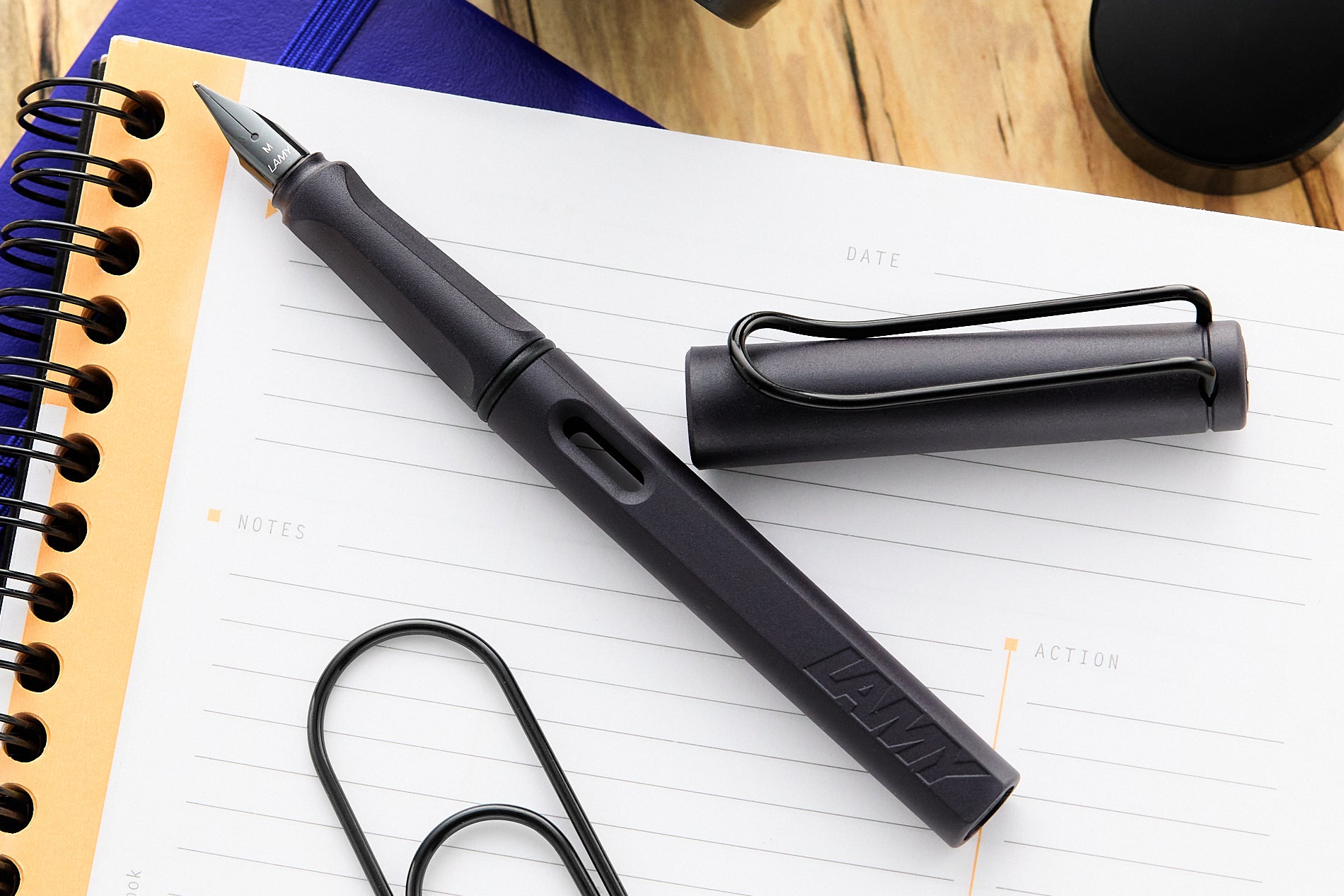 LAMY safari Fountain Pen - steel black