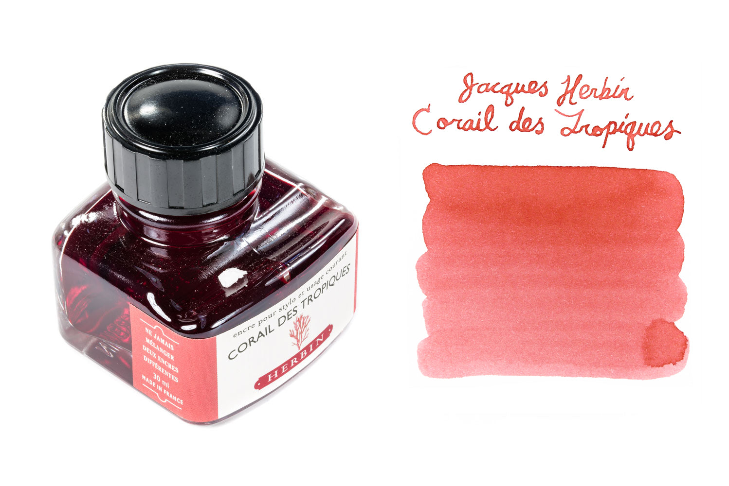 Jacques Herbin Corail des Tropiques - 30ml Bottled Ink