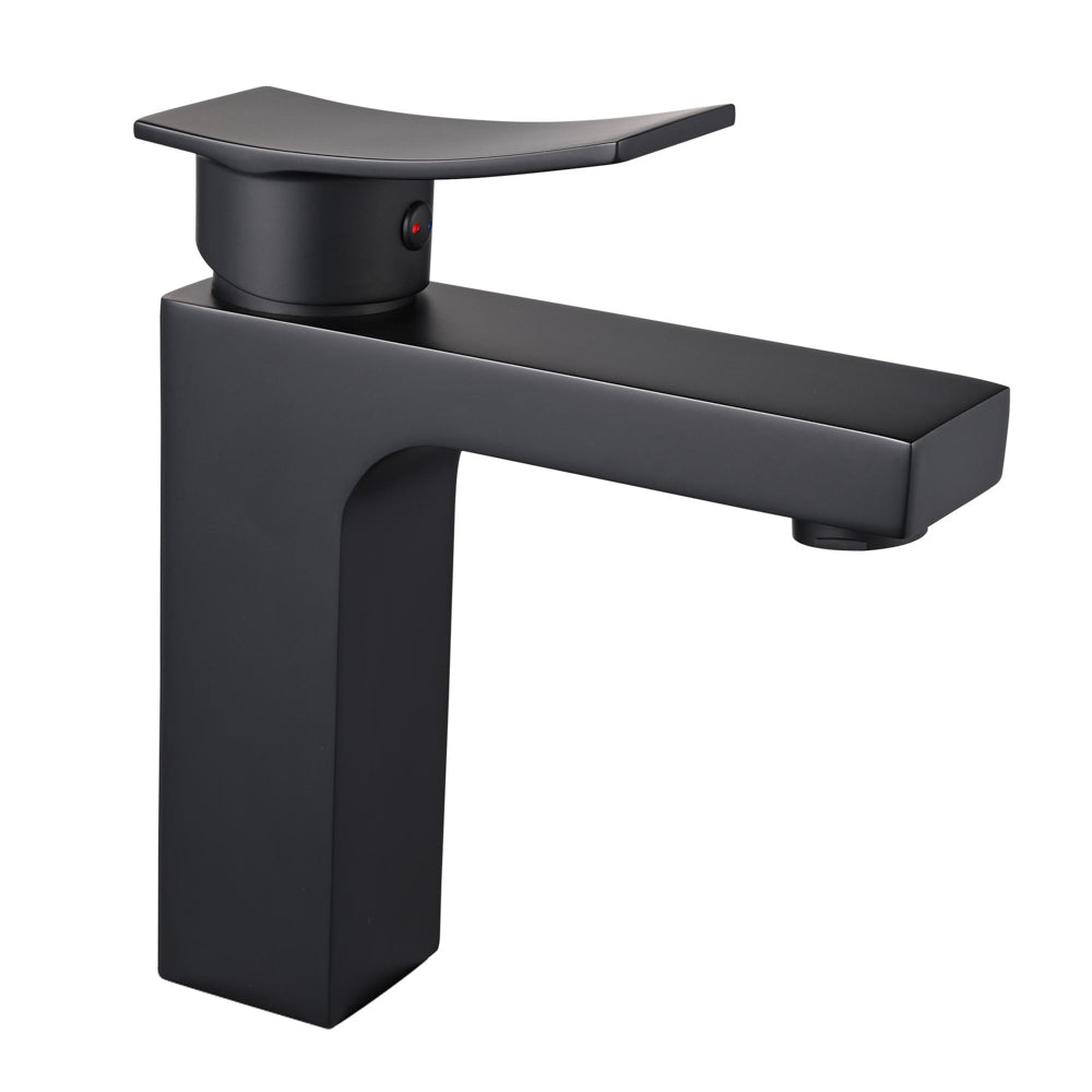 Aquaterior Bathroom Sink Faucet 1-Handle Cold Hot 7.5H