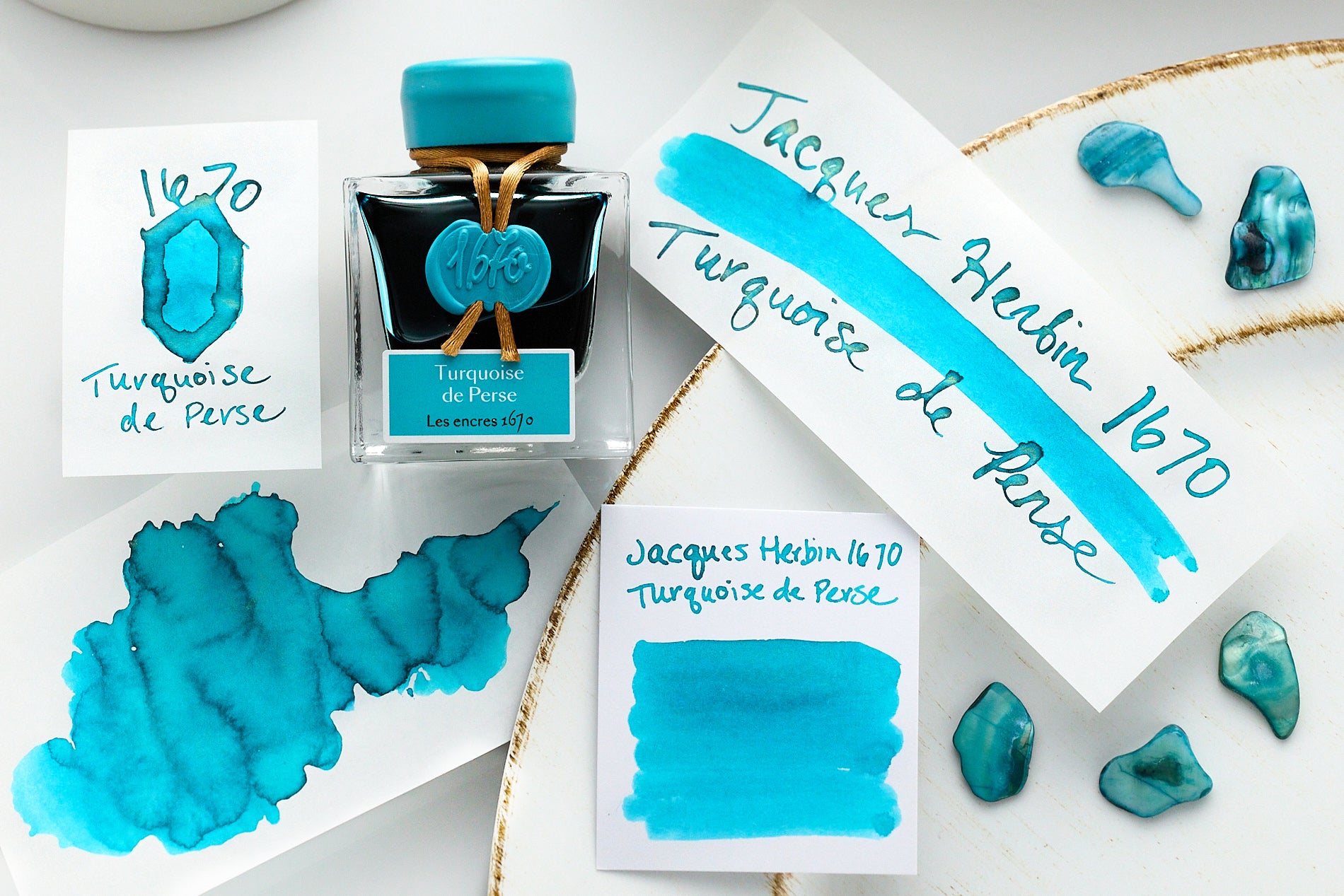 Jacques Herbin 1670 Turquoise de Perse - 50ml Bottled Ink