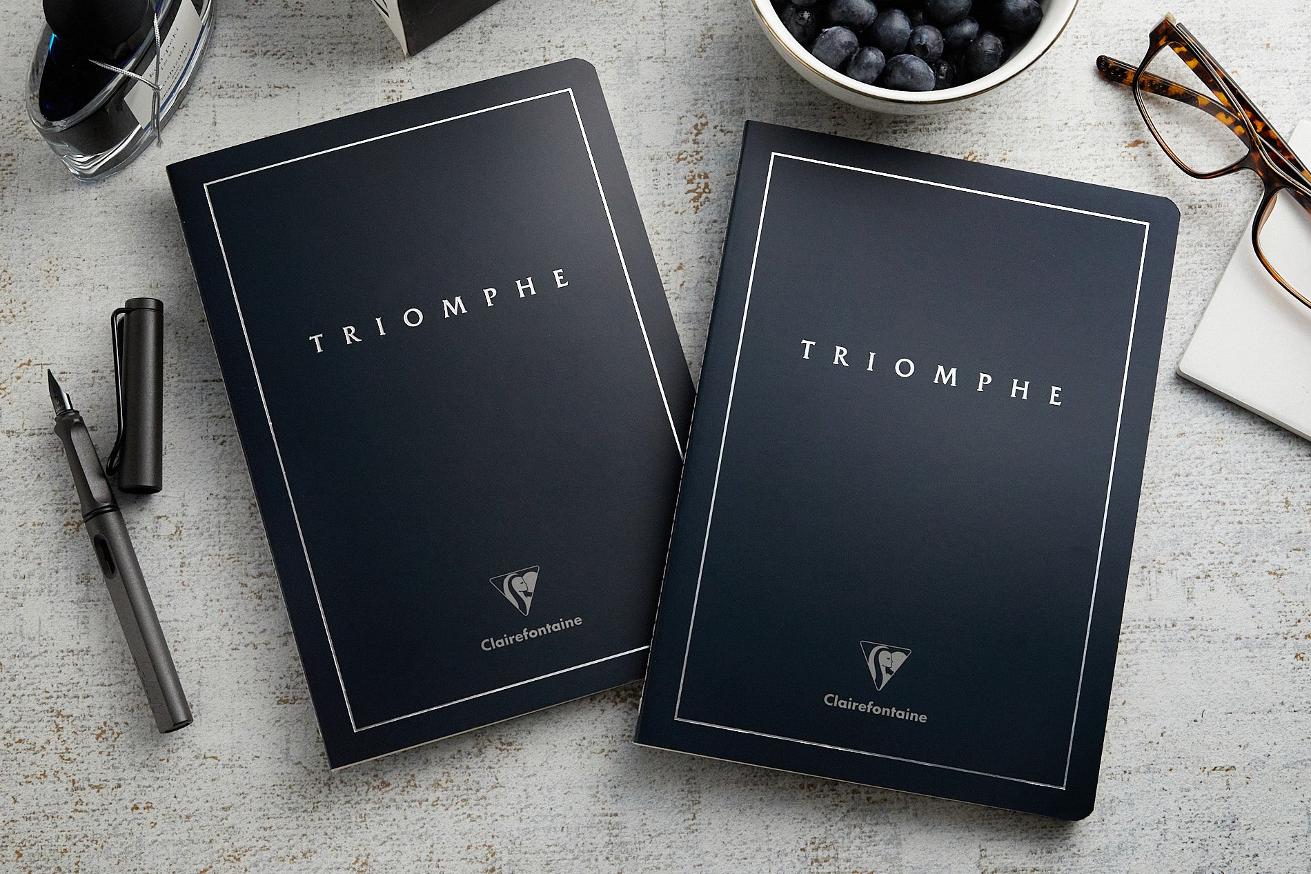 Clairefontaine Triomphe A5 Notebook - Blank Ivory Paper