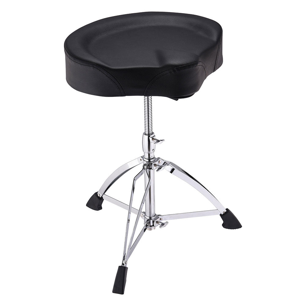 Yescom Large Saddle Drum Throne Adjustable Folding Drummer Stool