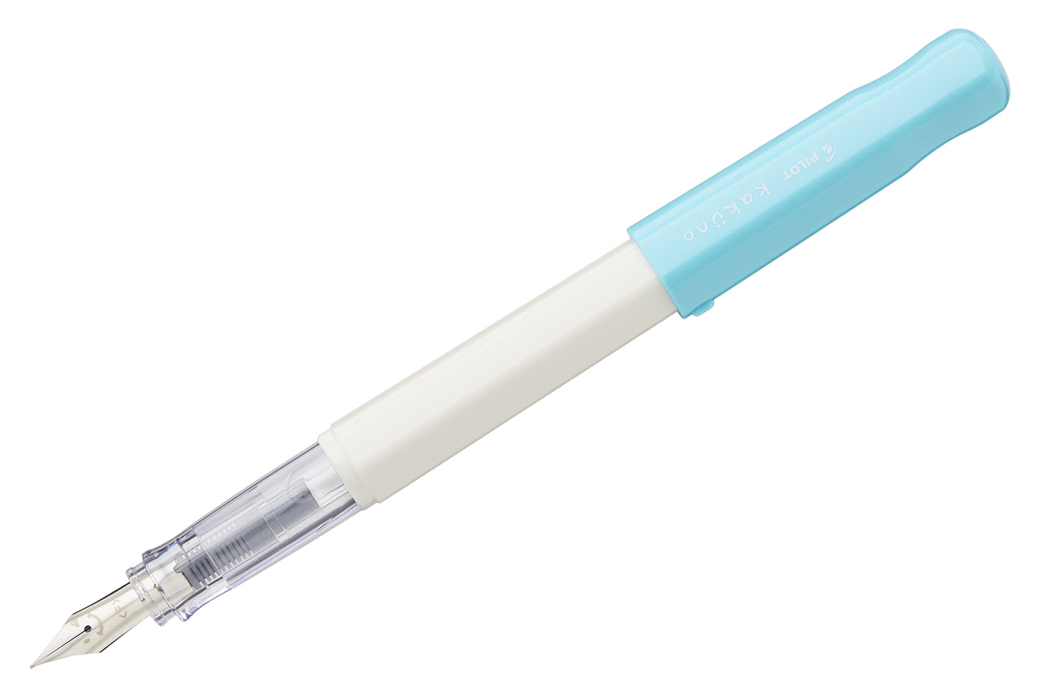 Pilot Kakuno Fountain Pen - Turquoise/White